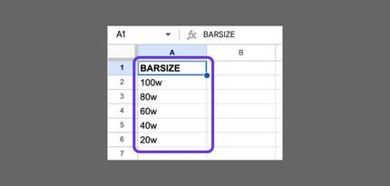 création de la feuille de calcul google sheet avec les données de références utilisées la génération du graphique dans figma création de la feuille de calcul google sheet avec les données de références utilisées la génération du graphique dans figma